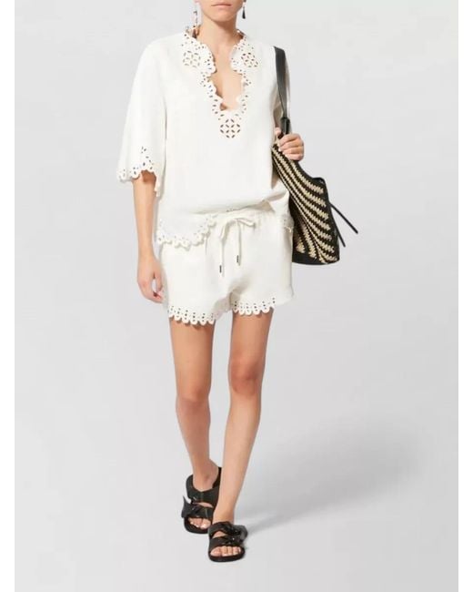 Isabel Marant Metallic Tampa Raffia Shoulder Bag Striped Tassels