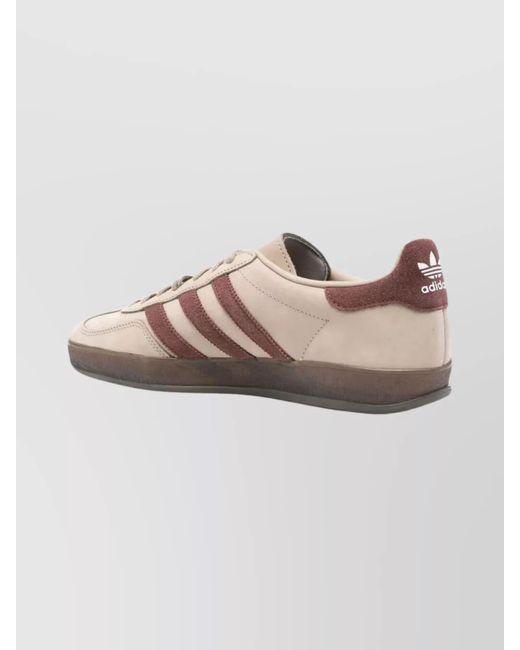 Adidas Pink Suede Leather Gazelle Indoor Low-Top Sneakers