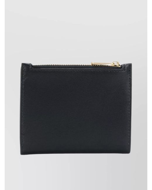 Ferragamo Black Hardware Small Wallet