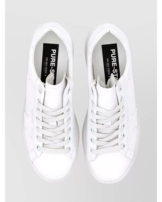 Golden Goose Deluxe Brand Natural Leather Low-Top Sneakers
