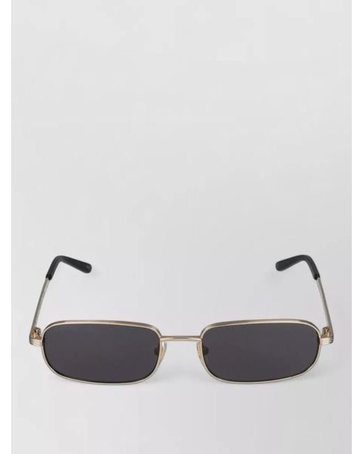 Gucci Multicolor Sunglasses Gg1457S 001 Rectangular Metal Frame for men