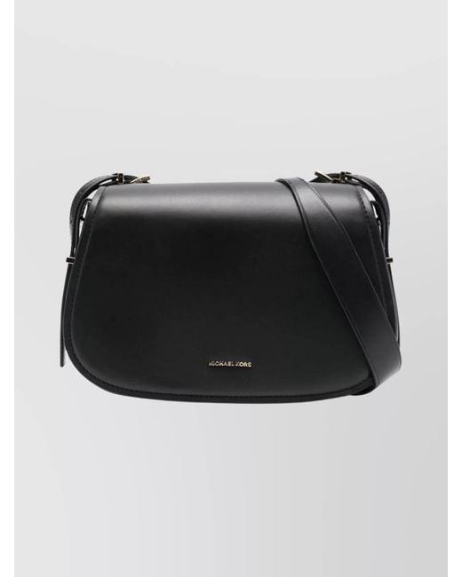 MICHAEL Michael Kors Black Lydia Shoulder Bag Adjustable Strap