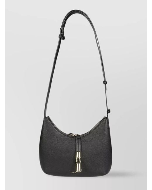 Furla White Leather Shoulder Bag