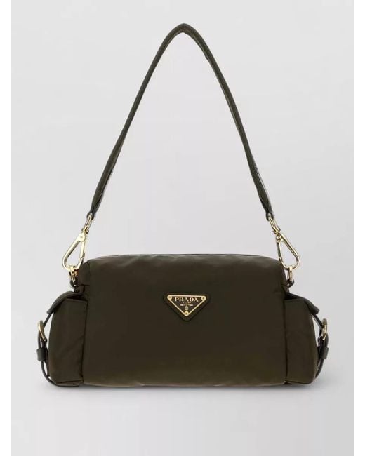 Prada Multicolor Canvas Belt Bag Padded Design Strap