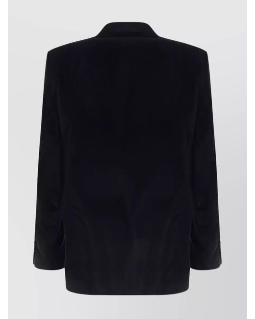 Dolce & Gabbana Black Velvet Blazer for men