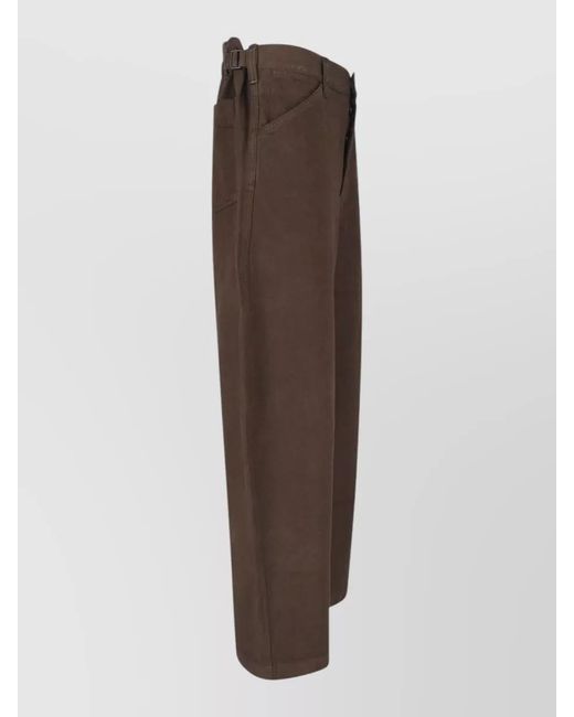 Lemaire Brown Straight-Leg Trousers for men