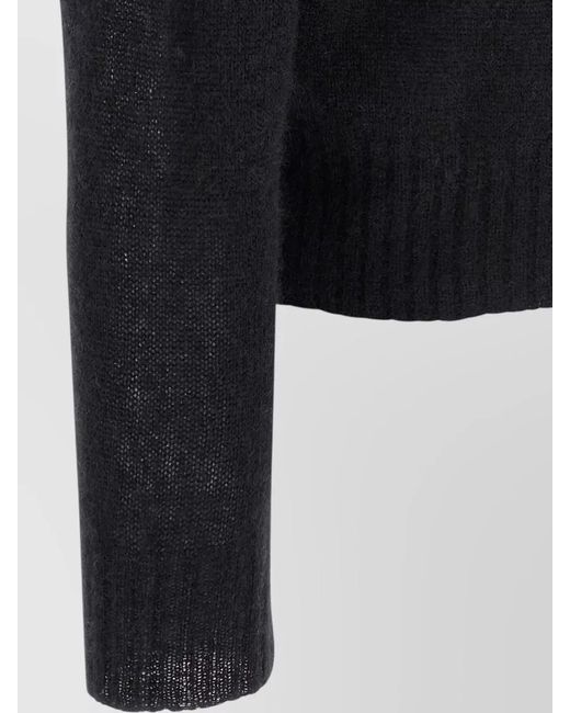 Tom Ford Blue Cashmere Silk Long Sleeve Polo Shirt for men