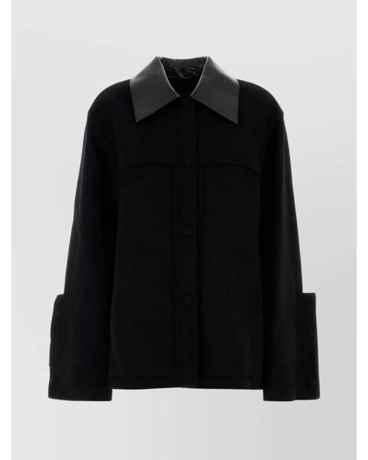 Jil Sander Black Wool Fitted Jacket