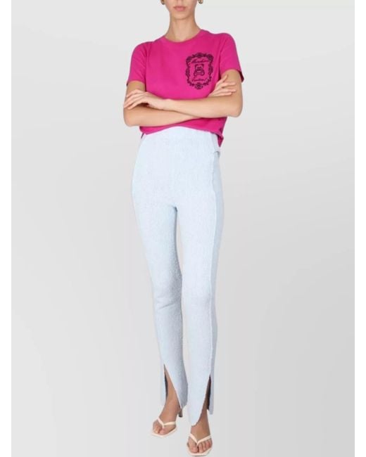 Moschino Pink Logo Print T-Shirt