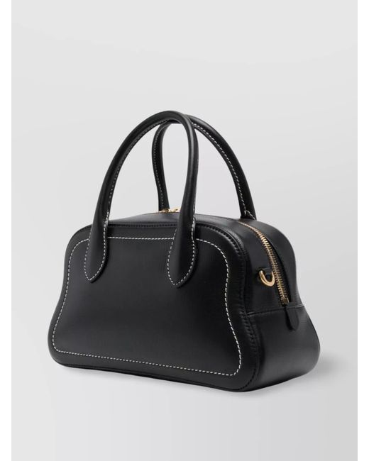 Bally Black Leather Shoulder Bag
