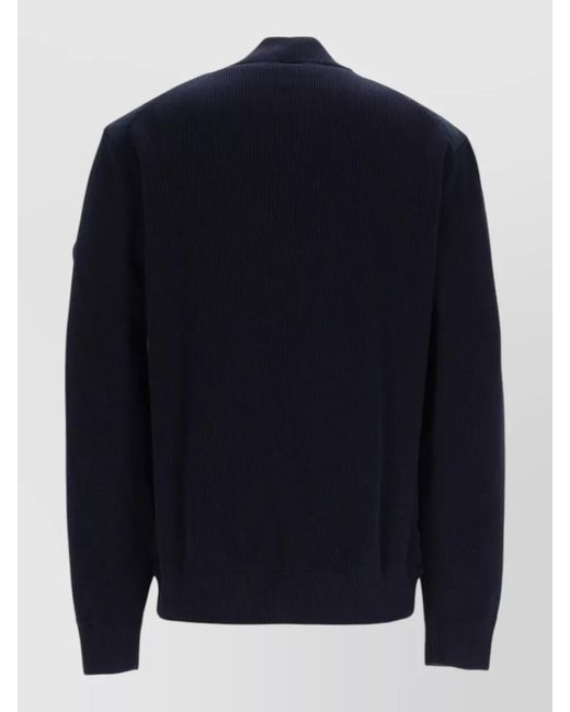 Boss Blue Single-Breasted Coat for men