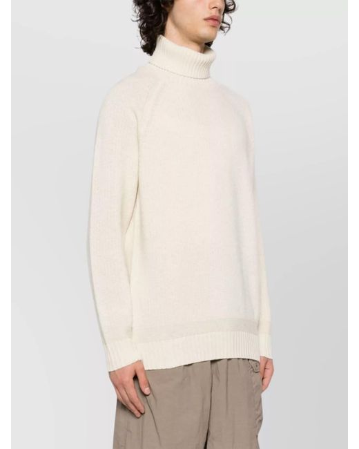 C P Company Natural Wool Turtleneck Jumper for men