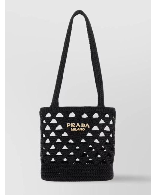 Prada Black Na Beach Bag