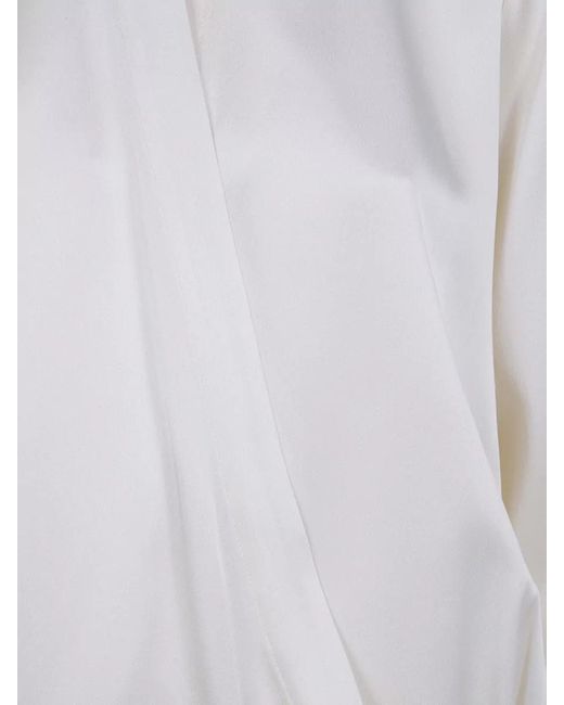 Semicouture White Armanda Blouse