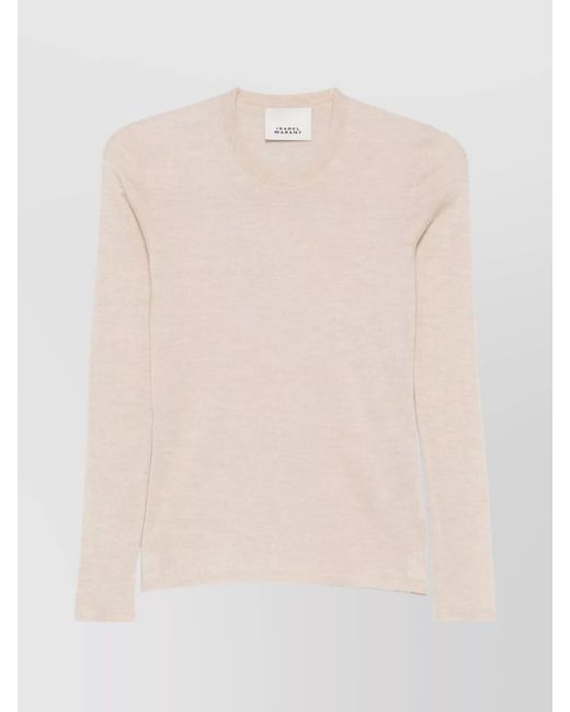 Isabel Marant Natural Cashmere Silk Jumper