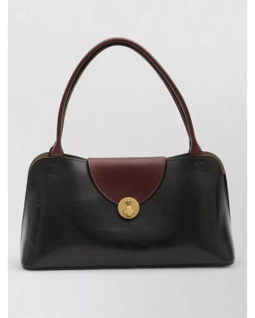 Versace Black Vivian East West Rectangular Shoulder Bag