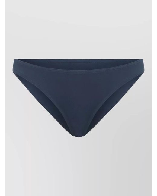 Eres Blue Low-Rise High-Cut Bikini Bottoms