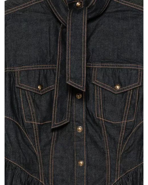 Zimmermann Black Denim Shirt