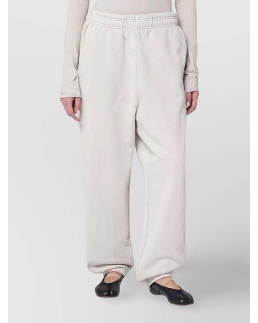 Entire studios White Cotton Track Pants