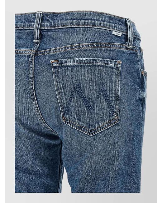 Mother Blue Jinx High Waist Flared Denim Jeans