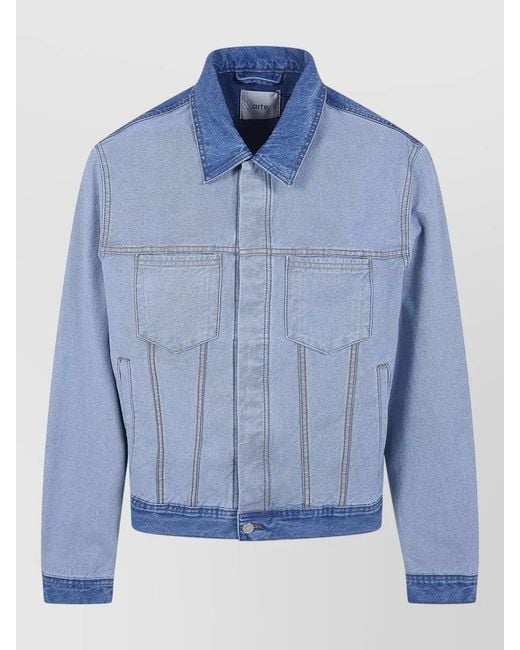 Arte' Blue Denim Jacket for men