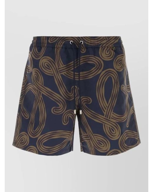 Loewe Blue Printed Swimming Shorts for men