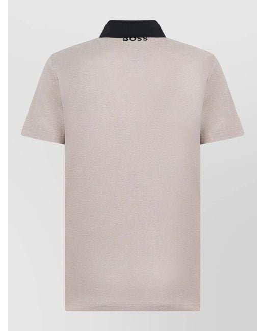 Boss Natural Short-Sleeve Polo Shirt for men
