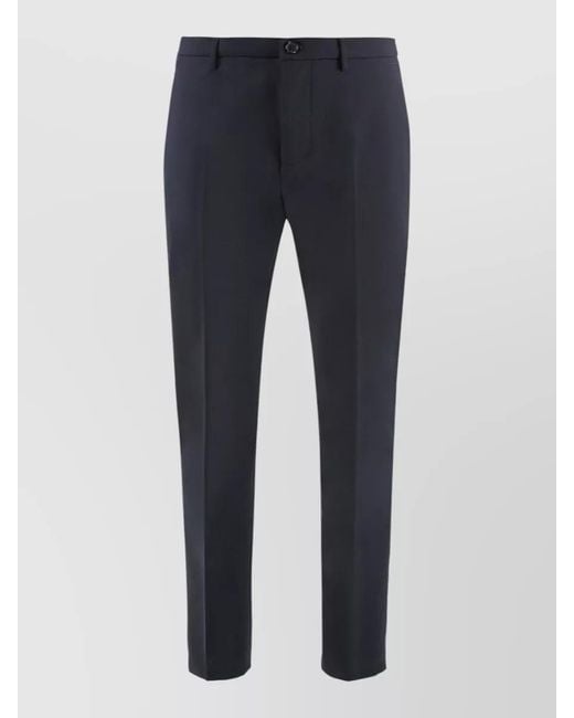 Department 5 Blue Idol Chino Tailored Pants Belt Loops for men