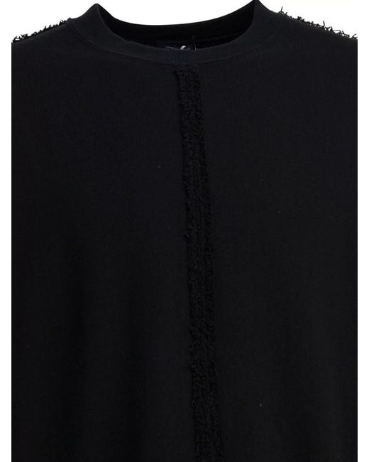 Comme des Garçons Black Cotton Crewneck Sweatshirt for men