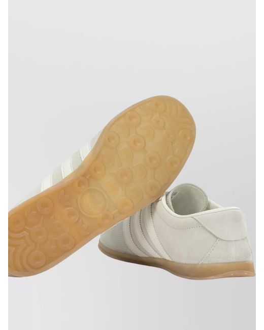 Adidas Originals White Gazelle Lo Pro Lace Up Suede Sneakers
