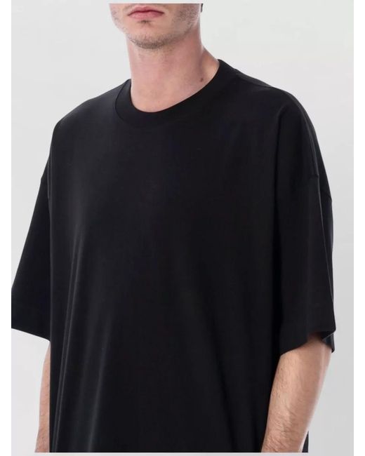 Dries Van Noten Black Oversized T-Shirt for men