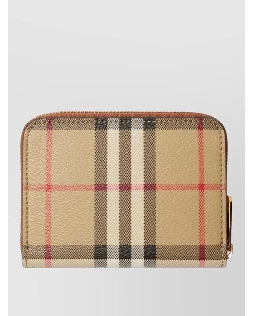 Burberry Natural Zip-Around Purse