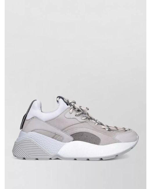 Stella McCartney White Vegan Leather Chunky Sneakers