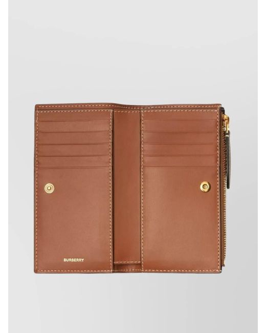 Burberry Natural Check Bifold Wallet