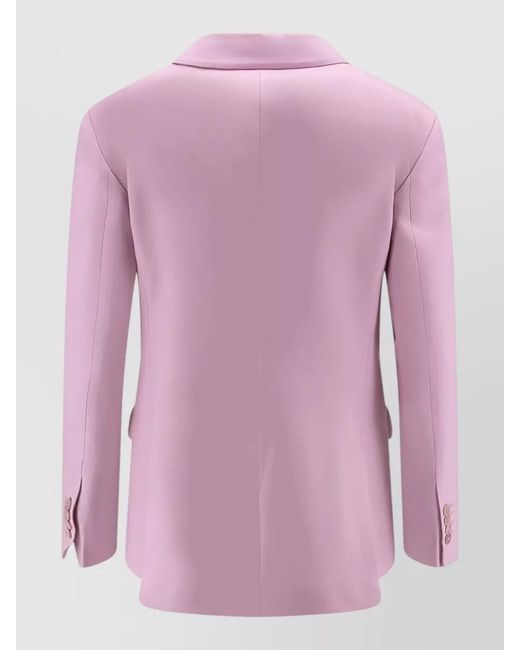 Seafarer Pink Carmen Blazer Virgin Wool Silk Tailoring