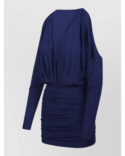 Amazuìn Blue Mini Dress