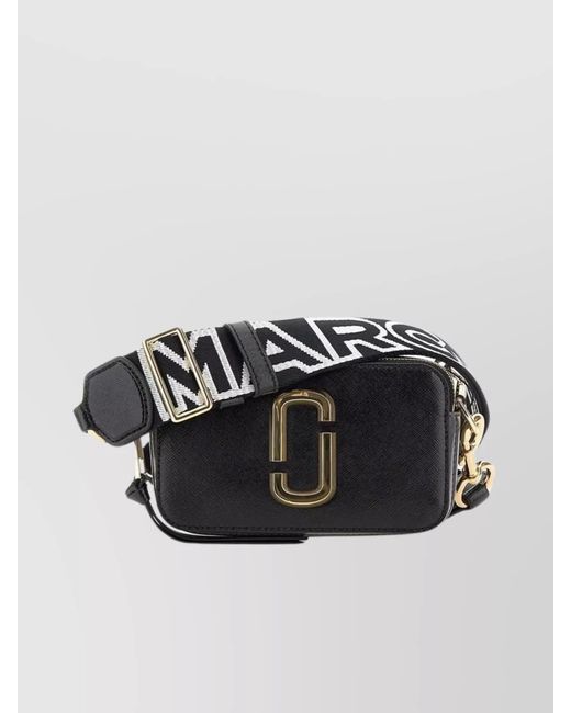 Marc Jacobs Black The Snapshot Leather Shoulder Bag