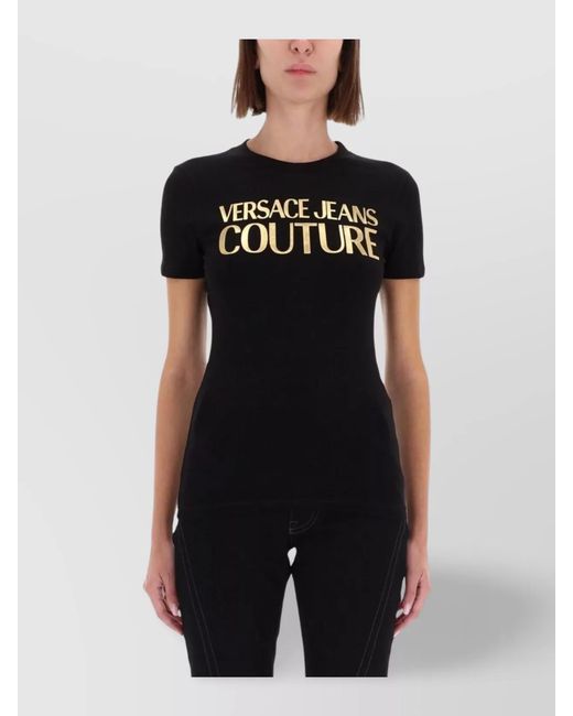 Versace Jeans Couture Black Logo T-Shirt