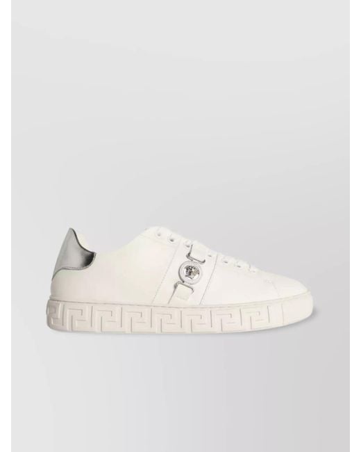 Versace Natural 'Bio Libre' Sneakers Metallic Heel for men