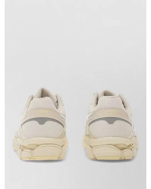Asics Natural Synthetic Leather Low-Top Sneakers