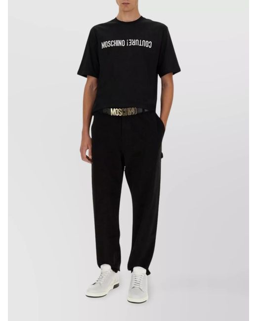 Moschino Black Logo T-Shirt for men