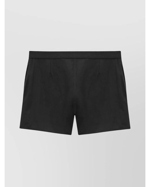 Saint Laurent Black Polyamide Swim Shorts for men