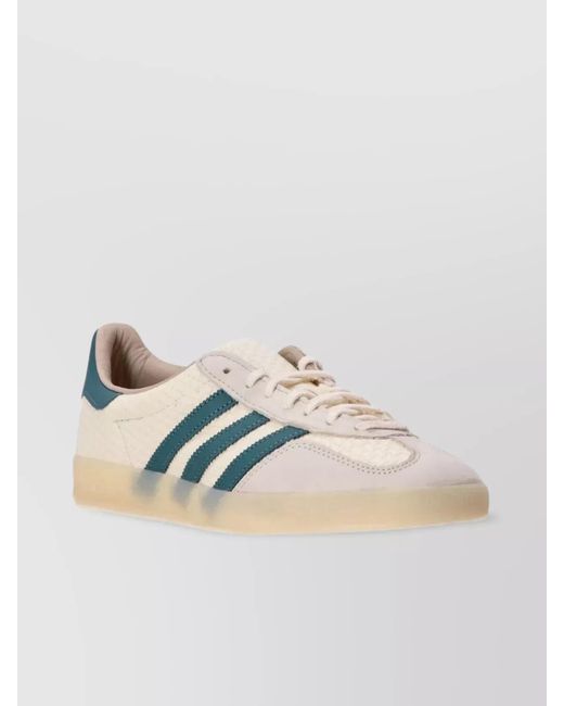 Adidas Metallic Suede Leather Gazelle Indoor Low-Top Sneakers
