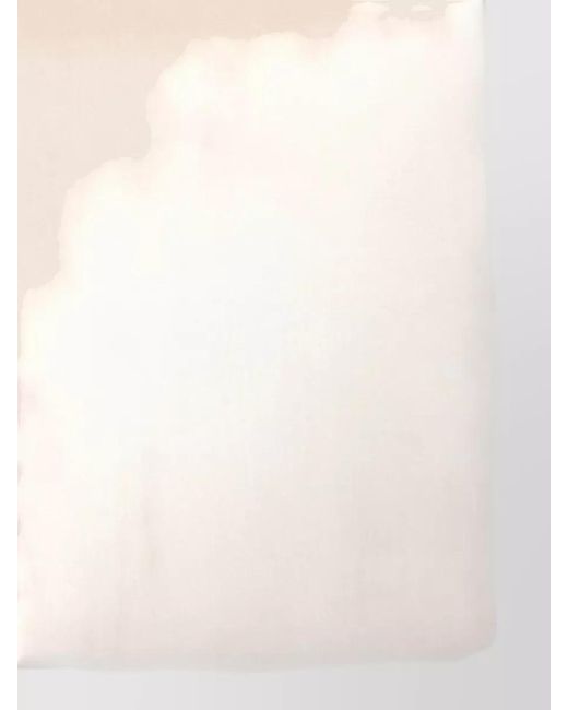 Fabiana Filippi Natural Cashmere Modal Fringed Scarf
