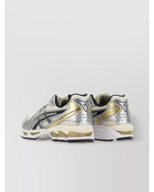 Asics Metallic Kayano14 Block Design Honeycomb Sneakers