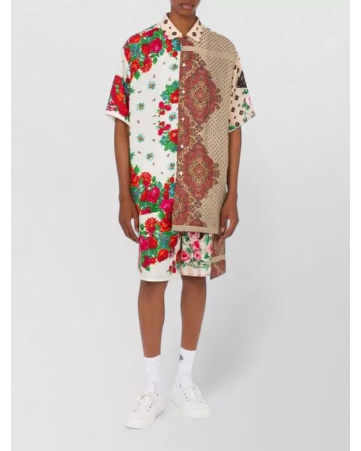 Moschino Silk Tailored Shorts for men