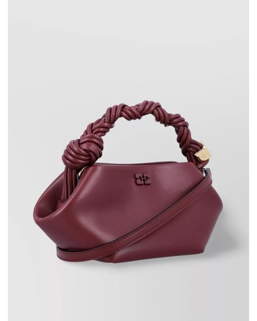 Ganni Purple Bou Bag Mini