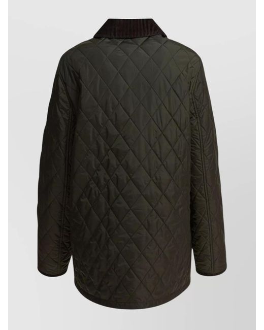 Burberry Gray Quilted Puffer Jacket
