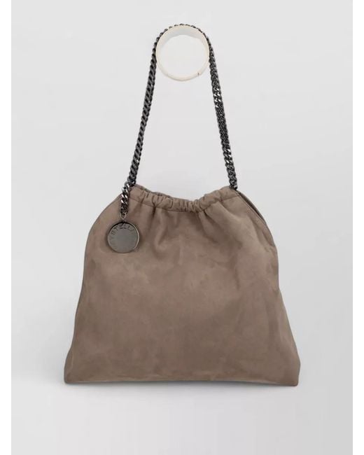 Stella McCartney Natural Tote Bag Casual Chain Strap Lightweight Texture