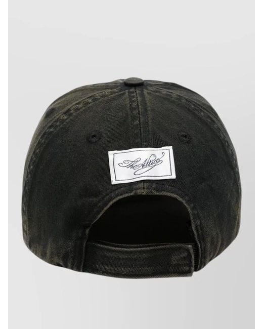 The Attico Multicolor Logo Baseball Cap Curved Brim Button